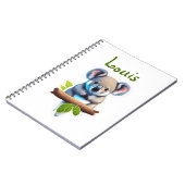 Koalabär auf Bambus Notitieboek (Linkerzijde)
