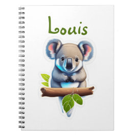 Koalabär auf Bambus Notitieboek