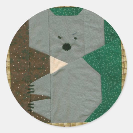 KOALABEAR RONDE STICKER (Voorkant)