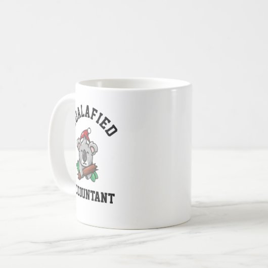 Koalafied Accountant Koffiemok (Voorkant links)