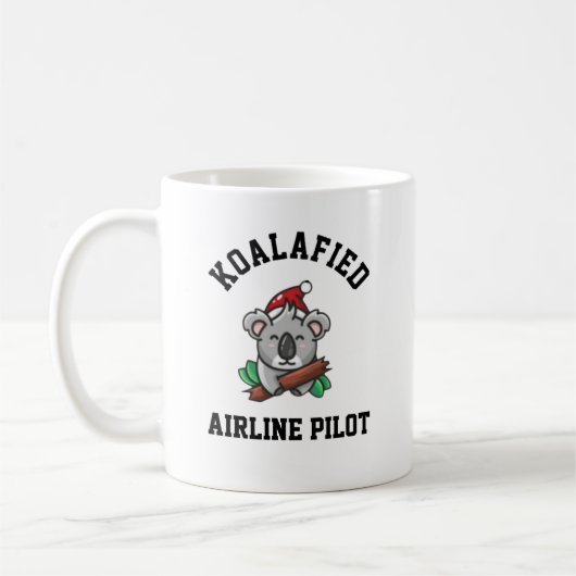 Koalafied Airline Pilot Koffiemok (Links)