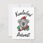 Koalafied Arborist Kaart (Voorkant)