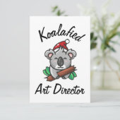 Koalafied Art Director Kaart (Staand voorkant)