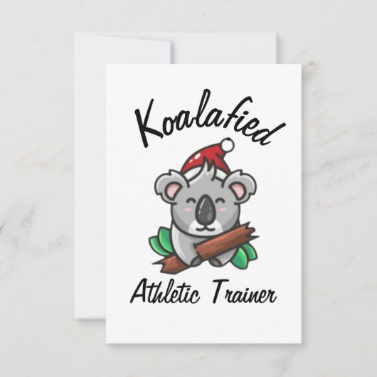 Koalafied Atletiek Trainer Kaart (Voorkant)