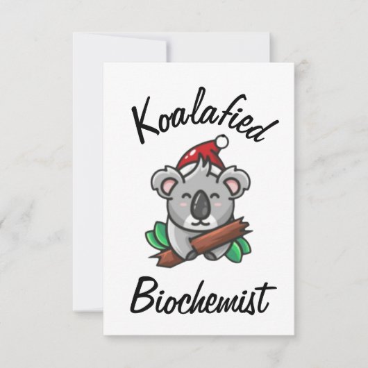 Koalafied Biochemicus Kaart (Voorkant)