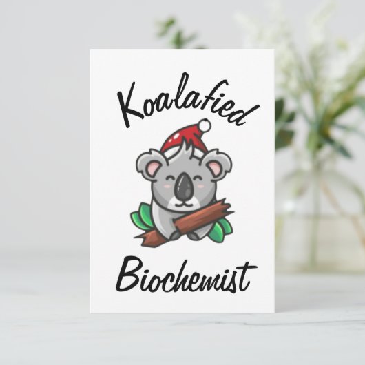 Koalafied Biochemicus Kaart (Staand voorkant)