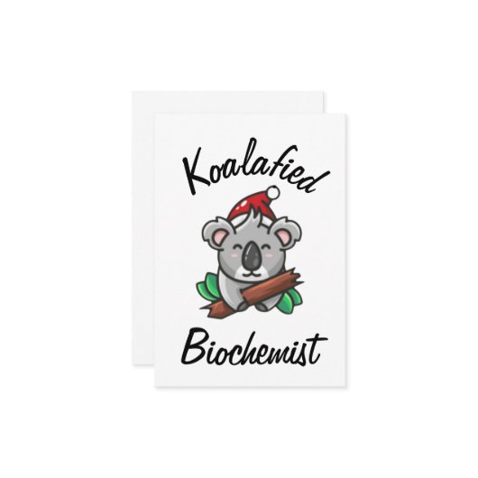Koalafied Biochemicus Kaart (Voorkant / Achterkant in situ)
