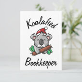 Koalafied Boekhouder Kaart (Staand voorkant)
