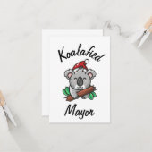Koalafied Burgemeesterkaart Kaart (Voorkant / Achterkant in situ)