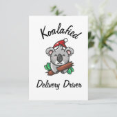 Koalafied Delivery Driver Kaart (Staand voorkant)