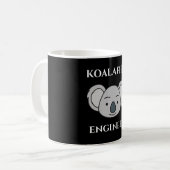 Koalafied Engineer Cute Koala Funny Job Pun Koffiemok (Voorkant links)