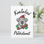 Koalafied Flebotomist Kaart (Staand voorkant)