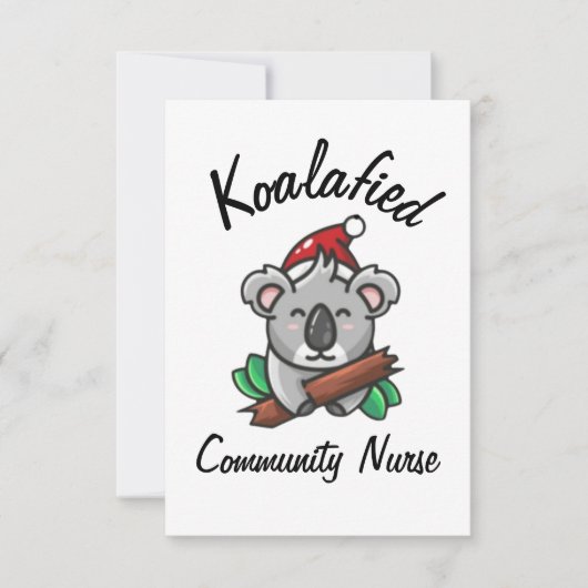 Koalafied Gemeenschapsverpleegsterkaart Kaart (Voorkant)