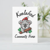 Koalafied Gemeenschapsverpleegsterkaart Kaart (Staand voorkant)