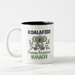 Koalafied Human Resources Manager HR Specialist Tweekleurige Koffiemok