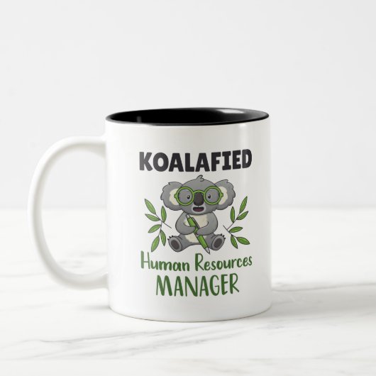 Koalafied Human Resources Manager HR Specialist Tweekleurige Koffiemok (Links)
