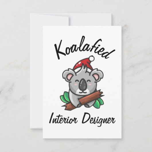 Koalafied Interior Designer Kaart (Voorkant)