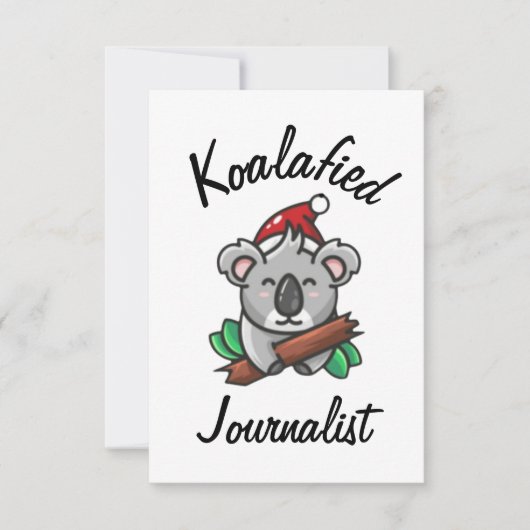 Koalafied Journalist Kaart (Voorkant)