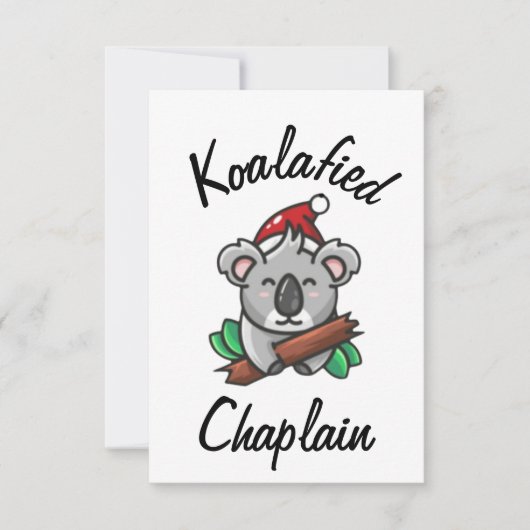 Koalafied Kapelaan Kaart (Voorkant)