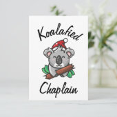 Koalafied Kapelaan Kaart (Staand voorkant)