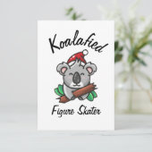 Koalafied Kunstschaatserkaart Kaart (Staand voorkant)