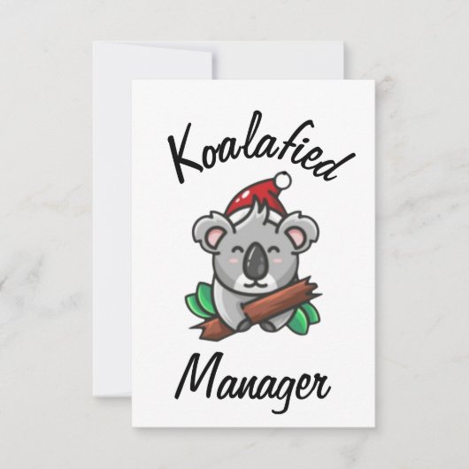Koalafied Manager Kaart (Voorkant)