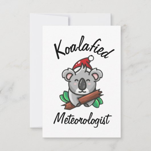 Koalafied Meteoroloog Kaart (Voorkant)