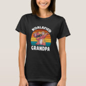 Koalafied Opa Vaderdag Funny Koala Lover T-shirt (Voorkant)