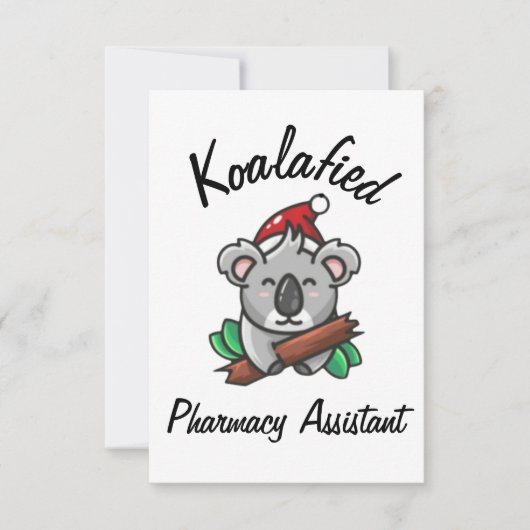 Koalafied Pharmacy Assistant Kaart (Voorkant)
