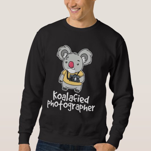 Koalafied Photographer Koala Bear Animal  Photogra Trui (Voorkant)