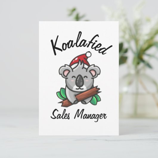 Koalafied Sales Manager Kaart (Staand voorkant)