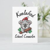 Koalafied School Counselor Kaart (Staand voorkant)