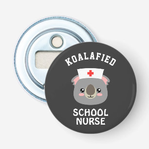 Koalafied School Nurse Button Flesopener