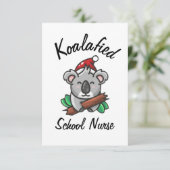 Koalafied School Nurse Kaart (Staand voorkant)