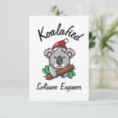 Koalafied Software Engineer Kaart (Staand voorkant)