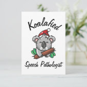 Koalafied Speech Patholoog Kaart (Staand voorkant)