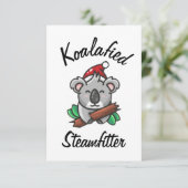 Koalafied Stoomfitter Kaart (Staand voorkant)