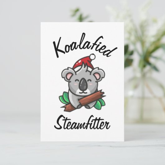 Koalafied Stoomfitter Kaart (Staand voorkant)