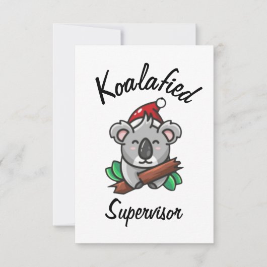 Koalafied supervisor kaart (Voorkant)
