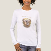 "Koalafied to Nap – Cute Sleepy Koala T-Shirt" Tri-Blend Shirt (Voorkant volledig)