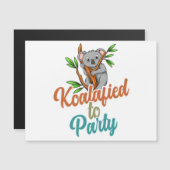 Koalafied to Party Qualified Pun Cute and Funny Ko (Voorkant / Achterkant)