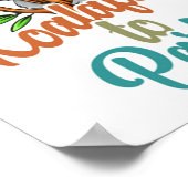 Koalafied to Party Qualified Pun Cute and Funny Ko Poster (Hoek)