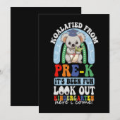 Koalafied van Prek Kijk uit Kleuterschool Koala Aankondiging (Voorkant / Achterkant)