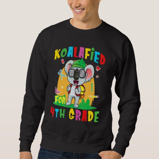 Koalafied voor 4e klas terug naar school Koala Bee Trui (Voorkant)