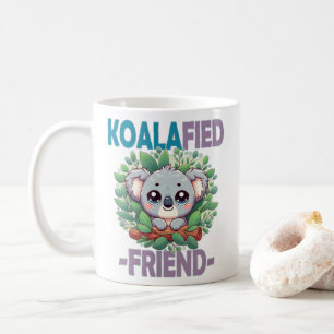 Koalafied Vriend grappige woordspeling Schattigee Koffiemok
