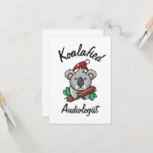Koalageworden Audicioloog Kaart (Voorkant / Achterkant in situ)