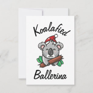 Koalageworden Ballerina Kaart