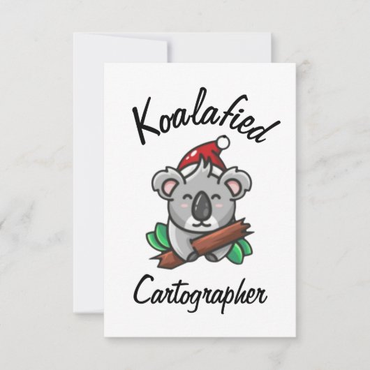 Koalageworden Cartograaf Kaart (Voorkant)