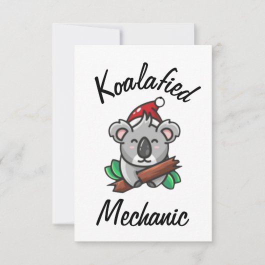 Koalageworden monteur kaart (Voorkant)