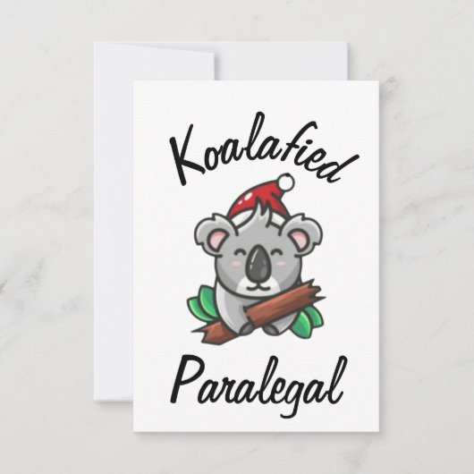 Koalageworden Paralegal Kaart (Voorkant)